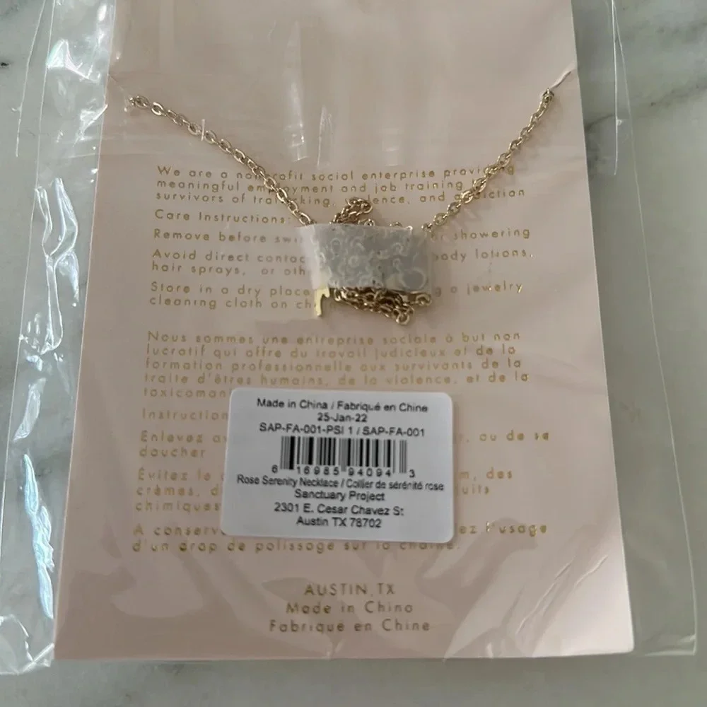 Sanctuary Project Necklace, NIP